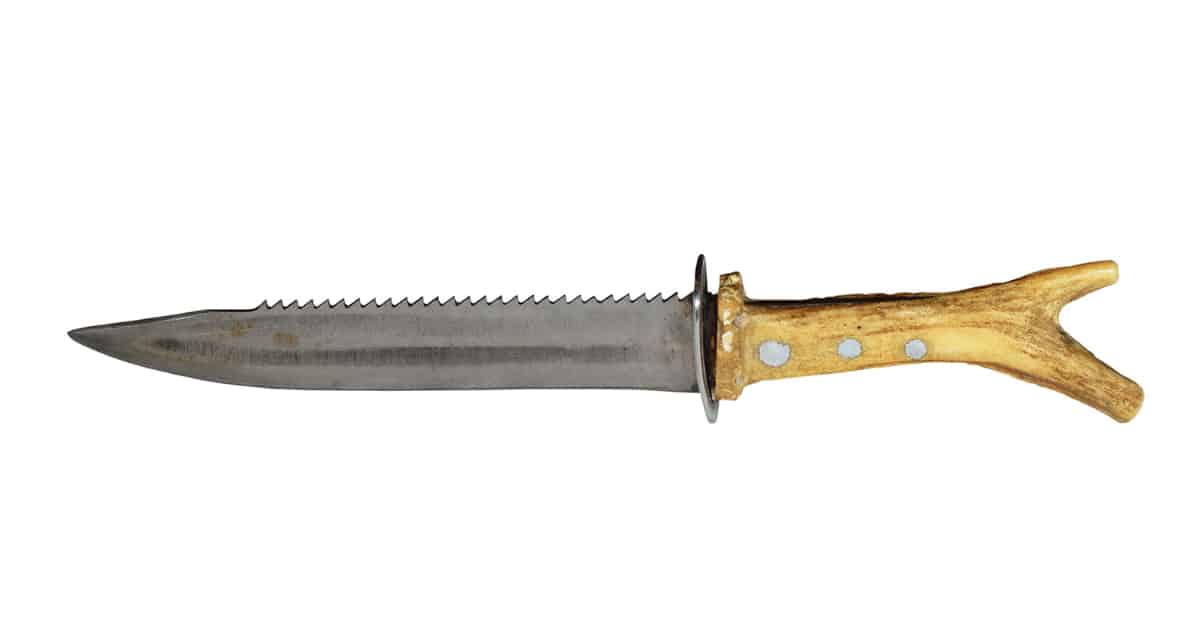 natural handle knife