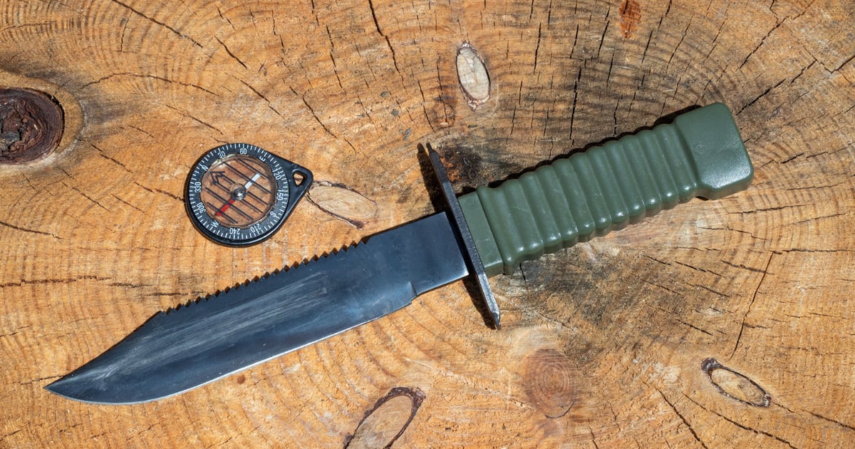synthetic handle knife